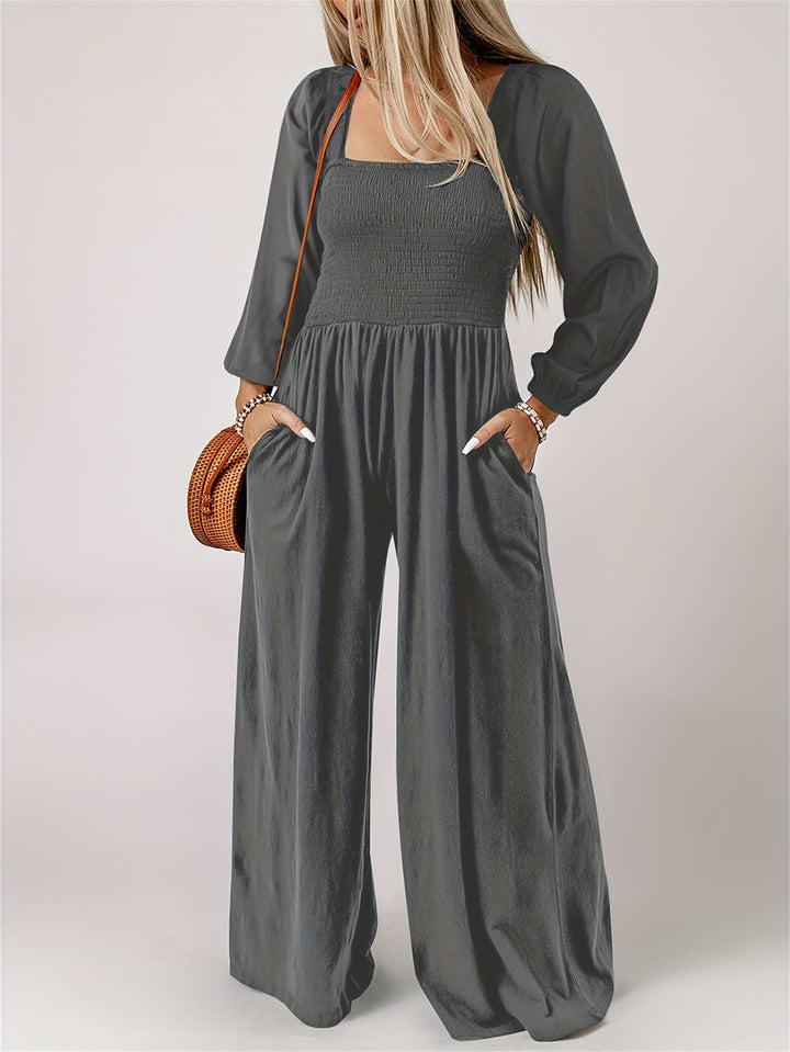 New Simple Solid Color Jumpsuit