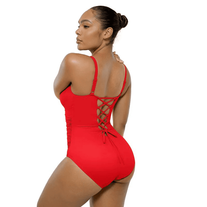 Shapewear with drawstring back