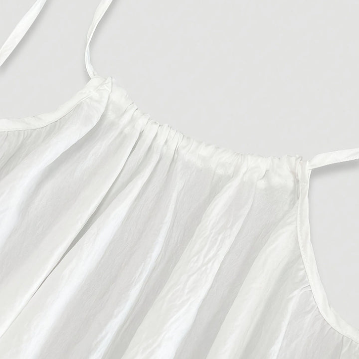 Backless loose long home wear dress