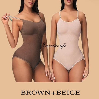30% off for a limited! leather Shapewear Bodysuit