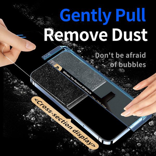 Invisible Artifact Film HD Screen Protector For IPhone 16 Pro – Dust-Free, Tempered Glass