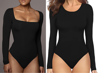 Sexy shapewear body long sleeve