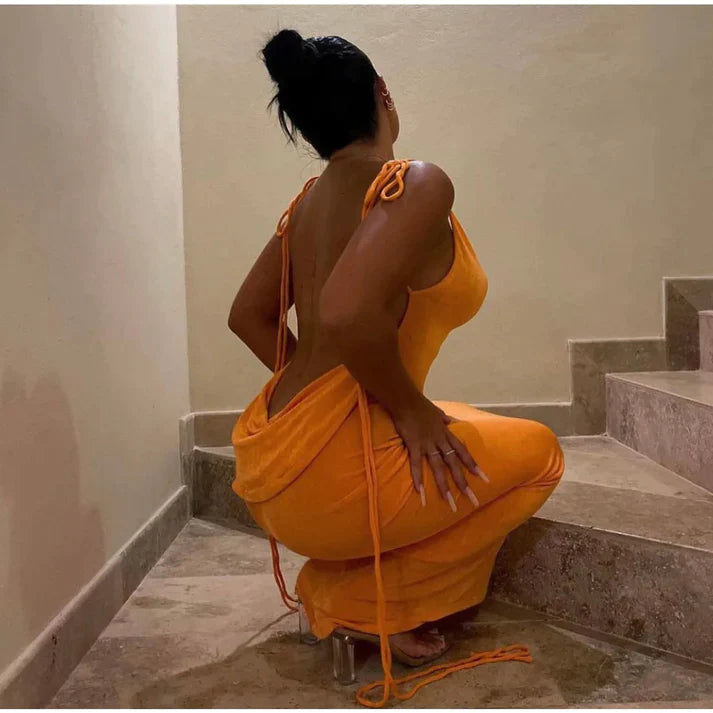 🔥Last Day 50% Off🔥 Backless Maxi Dress