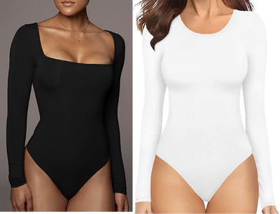 Sexy shapewear body long sleeve