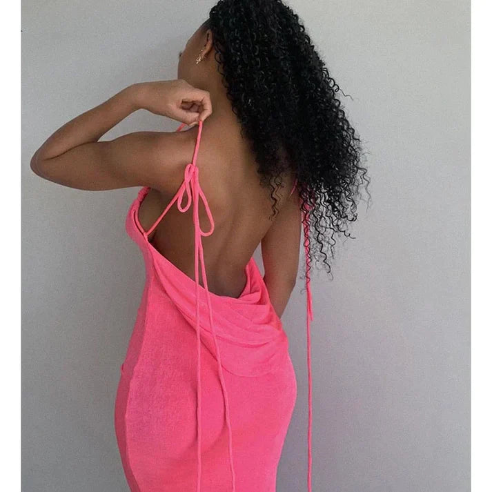 🔥Last Day 50% Off🔥 Backless Maxi Dress