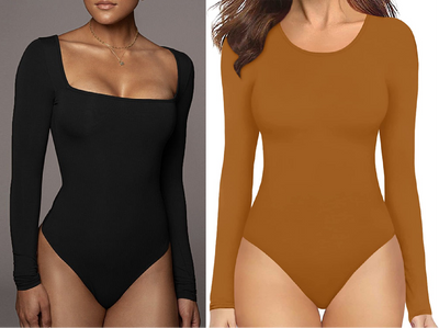 Sexy shapewear body long sleeve