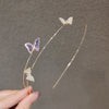 Crystal Butterfly Thin Hairband